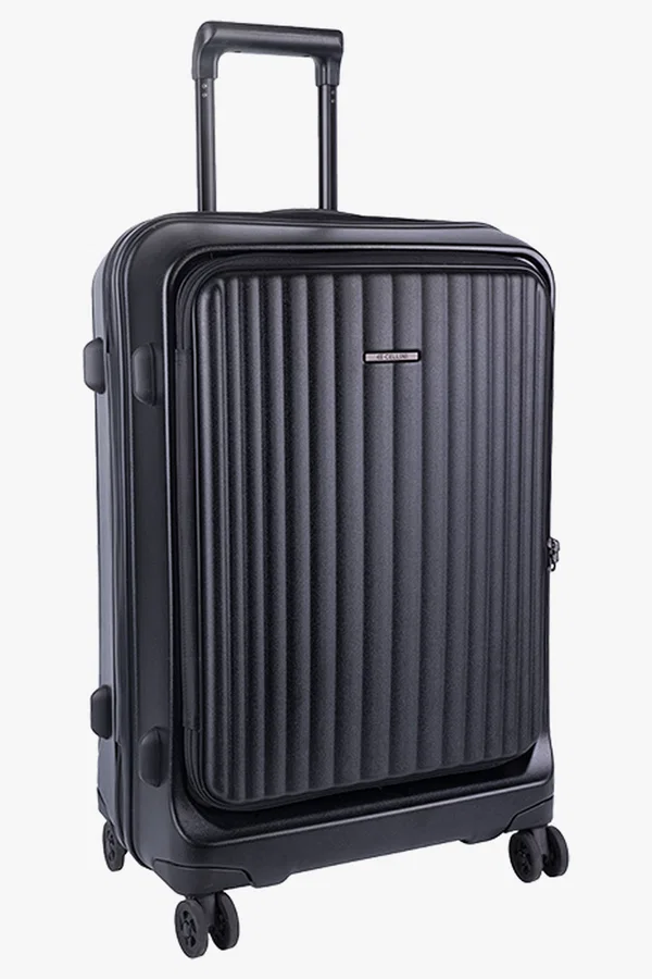 C63s Cellini Tri Pak Medium Trolley Case — Black