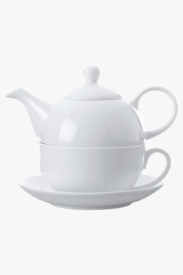 C63s White Basics Tea For One 425ml — White C63s White Basics Tea For One 425ml — White