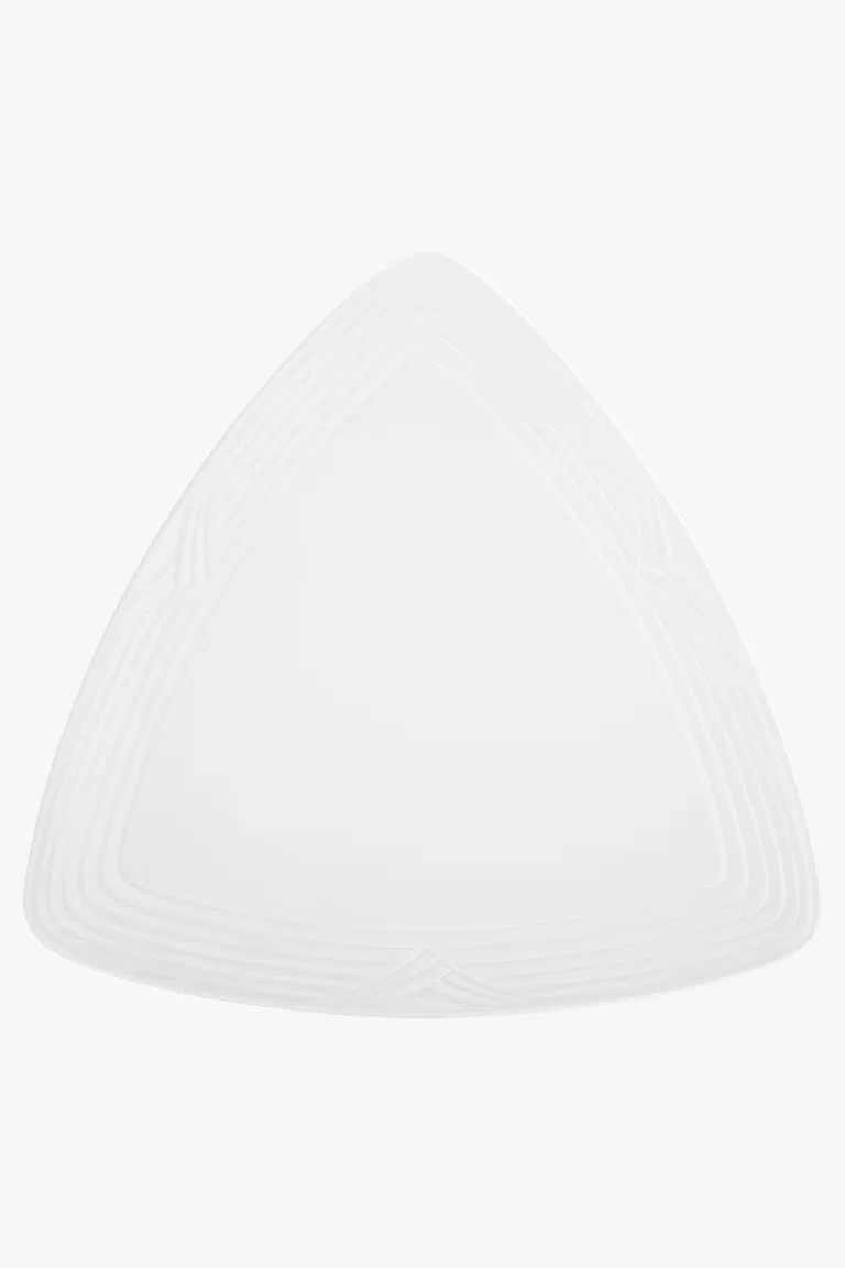 C63s Arctic White Triangle Plate — White