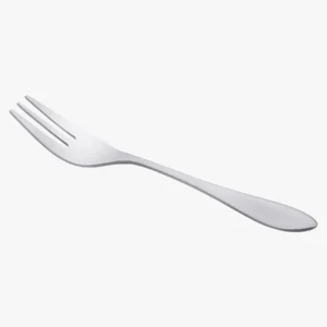 C63s Teardrop Cake Fork — Silver