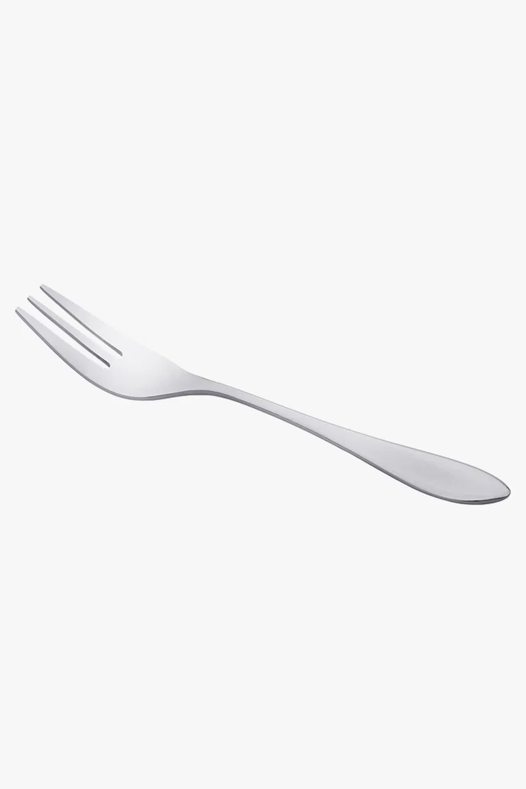C63s Teardrop Cake Fork — Silver