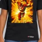 Lightning Dash Kids’ T-Shirt — black hover with front-only print and C63s.com hem logo