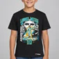 Number Ten Legend Kids’ T-Shirt — black with front-only print and C63s.com hem logo