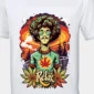 Relax & Stay High graphic T-shirt — White shirt-only front view showing the design