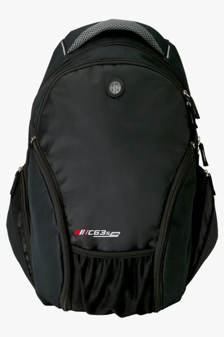 C63s Executive Backpack 420D 600D — C63s dtf (direct to film) branding preview