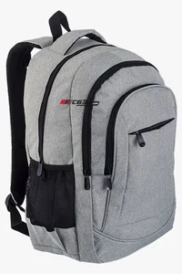 C63s Stylish Front Zip Pocket Backpack — C63s dtf (direct to film) branding preview