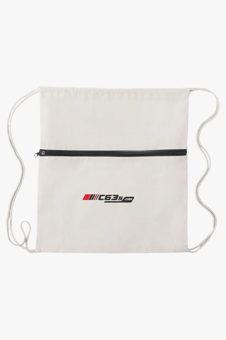 C63s Drawstring Bag Selcam — C63s screen printing branding preview