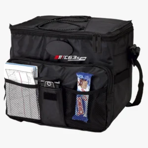 C63s 18 Can Cooler with 2 Front Mesh Pockets — C63s dome sticker branding preview