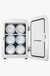 C63s 6 Can Mini-Fridge With Built In Bluetooth Speaker — C63s dome sticker branding preview
