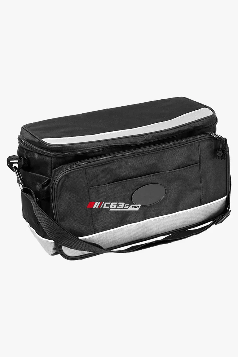 C63s Cooler Bag With Front Compartment — C63s dome sticker branding preview