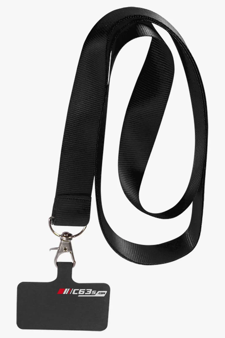 C63s Cellphone Petersham Neck Lanyard — C63s screen printing branding preview