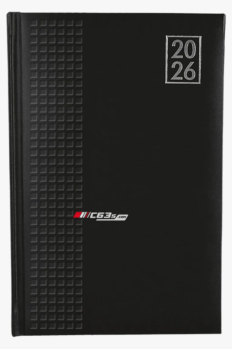 C63s 2026 Embossed Square A5 Diary — C63s direct digital branding preview