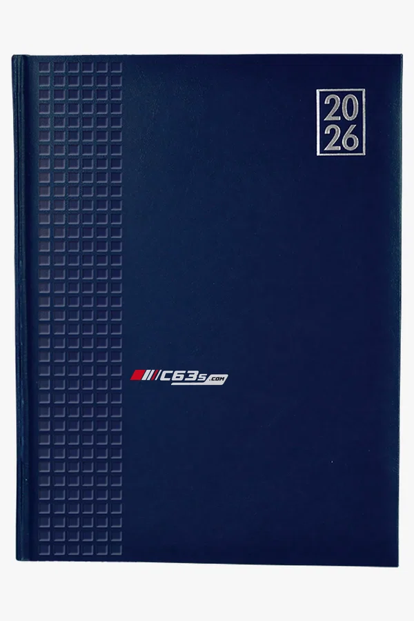 C63s 2026 Embossed Square A4 Diary — C63s direct digital branding preview