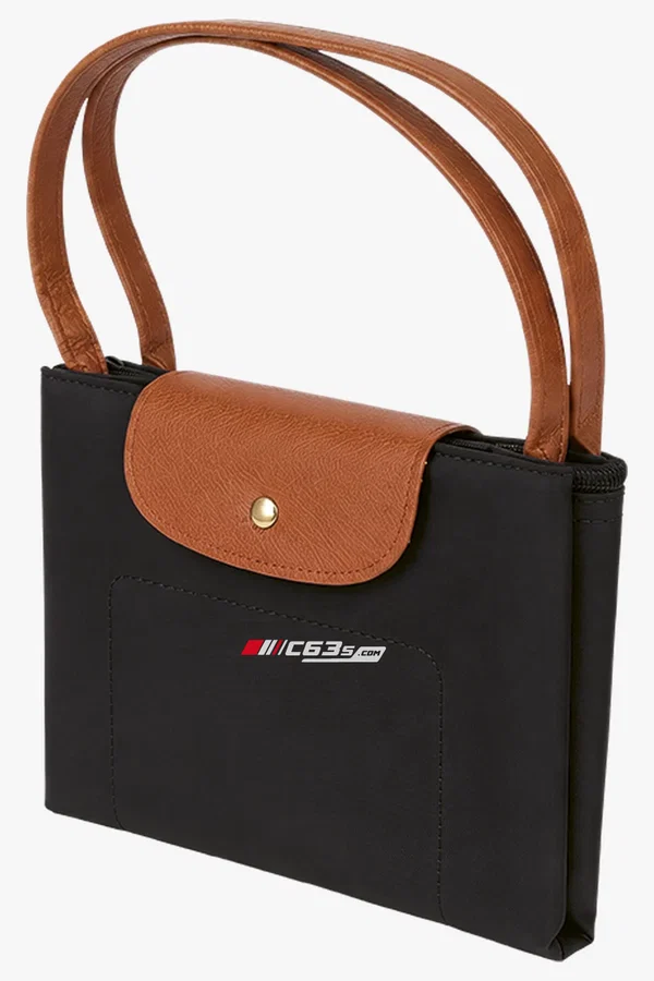 C63s Essence Foldable Tote Bag Large — C63s dtf (direct to film) branding preview