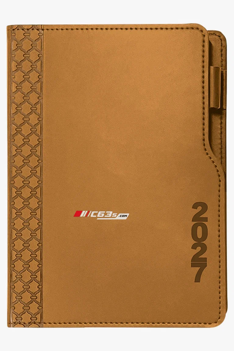 C63s 2027 Executive Cut Away A4 Diary — C63s screen printing branding preview
