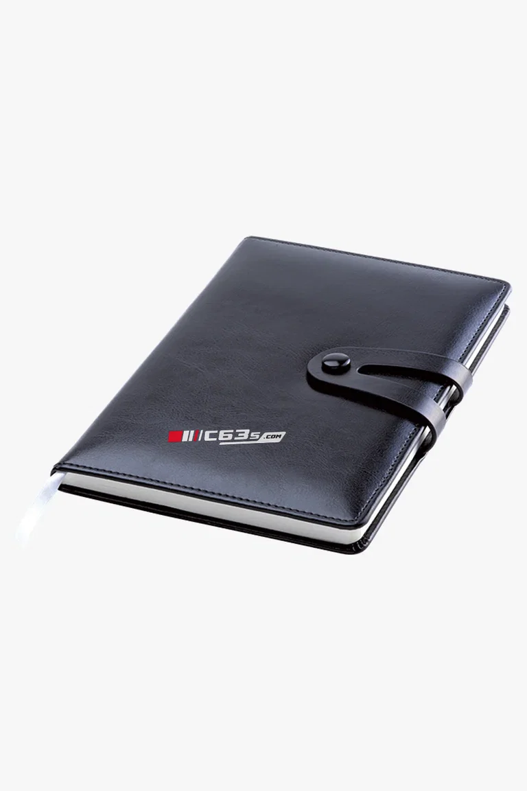 C63s Exclusive Double Strap Design Notebook — C63s direct digital branding preview