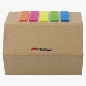 C63s House Shaped Card Memo Holder — C63s pad printing branding preview