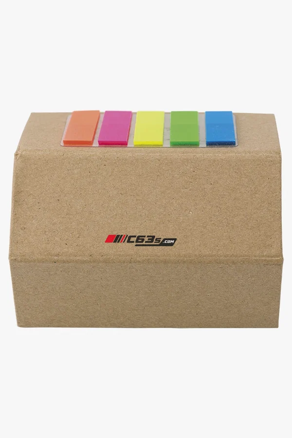 C63s House Shaped Card Memo Holder — C63s pad printing branding preview