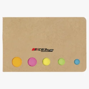 C63s Holder with Sticky Notes — C63s digital sticker branding preview