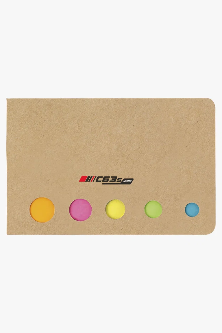 C63s Holder with Sticky Notes — C63s digital sticker branding preview