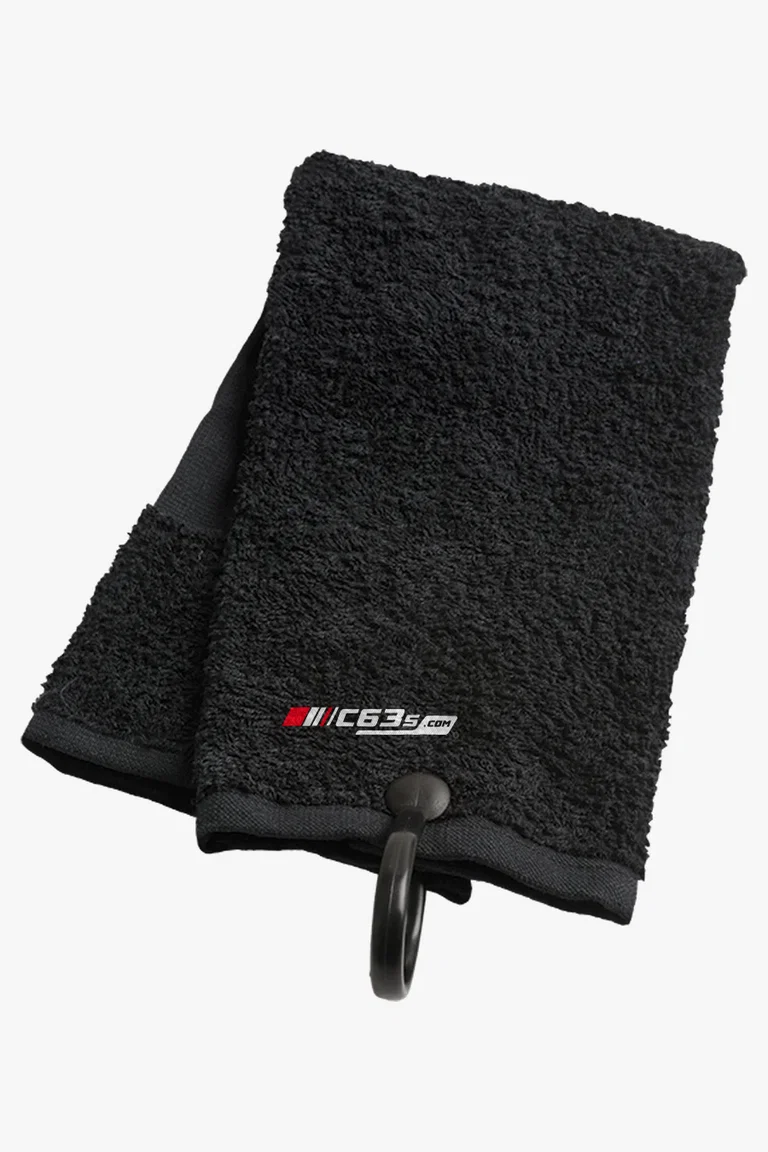 C63s 100% Cotton Golf Towel — C63s embroidery branding preview