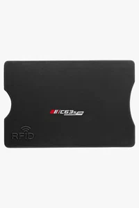 C63s Plastic Card Holder with RFID Protection — C63s screen printing branding preview