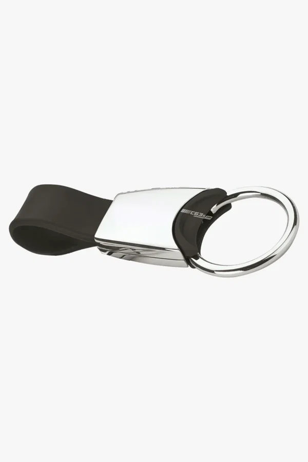 C63s Metal Keychain with Silicone Strap — C63s yag laser branding preview