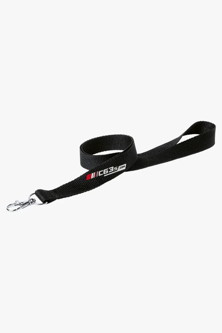 C63s Lanyard Neck — C63s screen printing branding preview