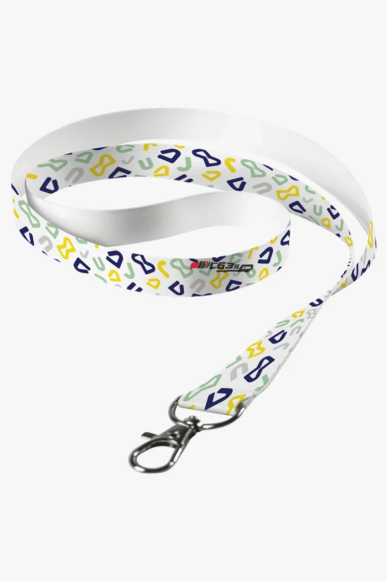 C63s Sublimated Lanyard Single Side Sub with Lobster Ring — C63s sublimation branding preview