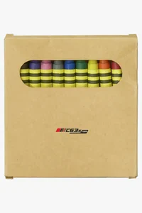 C63s 10 Piece Crayon Box Set — C63s digital sticker branding preview