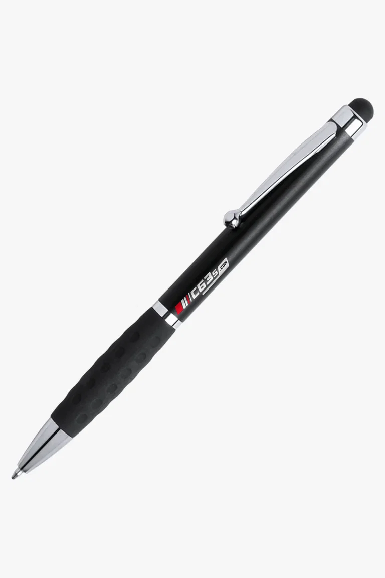 C63s Sagur Stylus Touch Ballpoint Pen — C63s pad printing branding preview