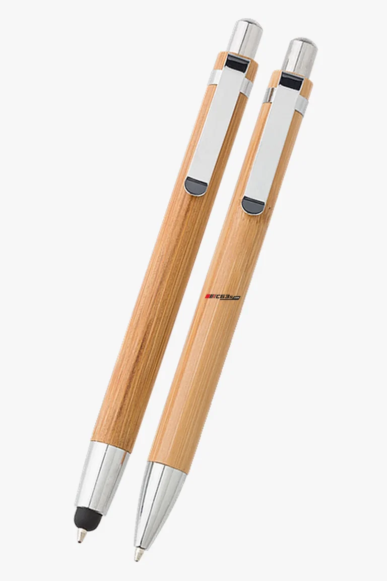 C63s Bamboo Pen and Clutch Pencil Set — C63s digital sticker branding preview