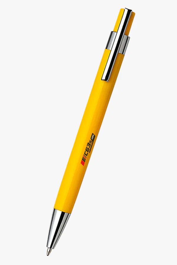 C63s Coloured Barrel Click Pen — C63s direct digital branding preview