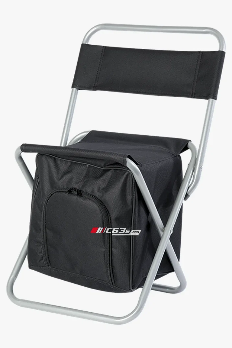 C63s Birdseye Picnic Chair Cooler — C63s dtf (direct to film) branding preview