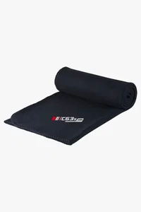 C63s Polar Fleece Blanket — C63s embroidery branding preview