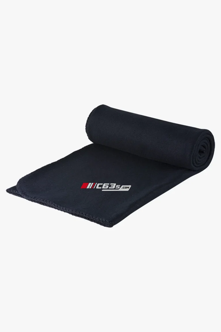 C63s Polar Fleece Blanket — C63s embroidery branding preview