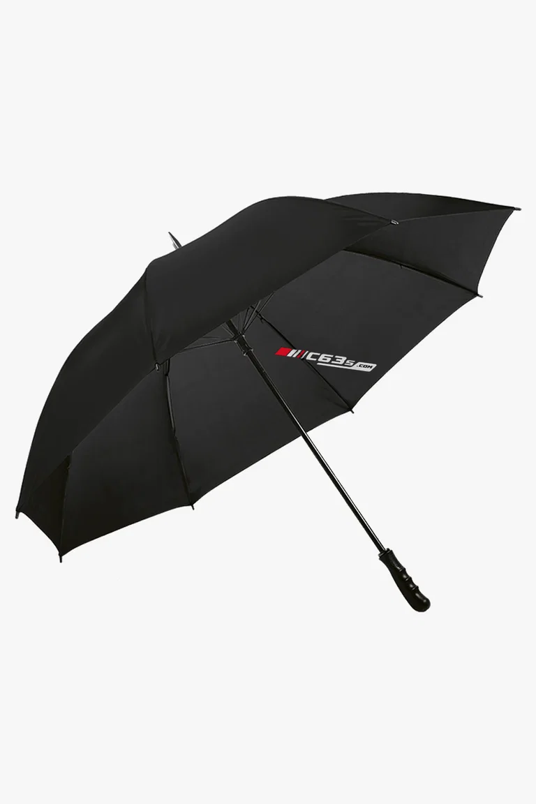 C63s Classic Golf Umbrella — C63s dtf (direct to film) branding preview