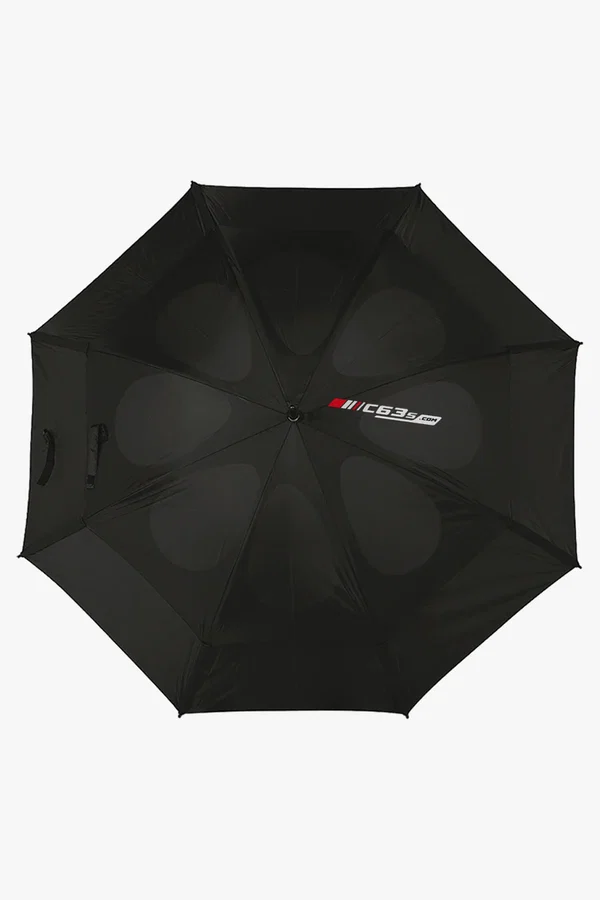 C63s Storm Proof Vented Umbrella — C63s dtf (direct to film) branding preview