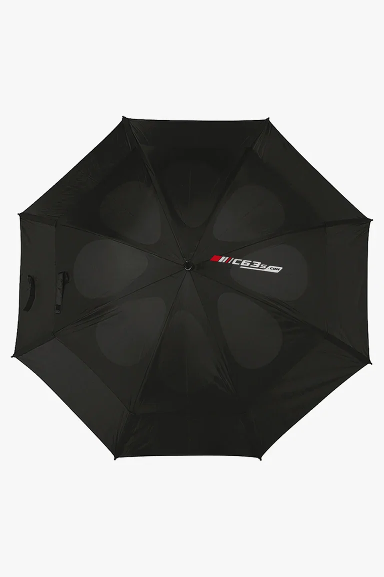 C63s Storm Proof Vented Umbrella — C63s dtf (direct to film) branding preview