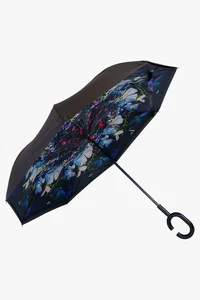 C63s Printed Reversible Umbrella — C63s screen printing branding preview