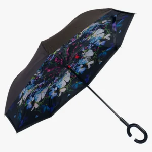 C63s Printed Reversible Umbrella — C63s screen printing branding preview