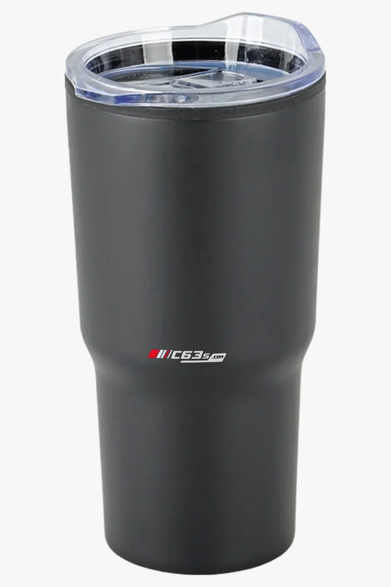 C63s 590ml Stainless Steel Mug With Clear Lid — C63s pad printing branding preview