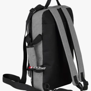 C63s Melange Crossover Laptop Backpack — C63s dtf (direct to film) branding preview