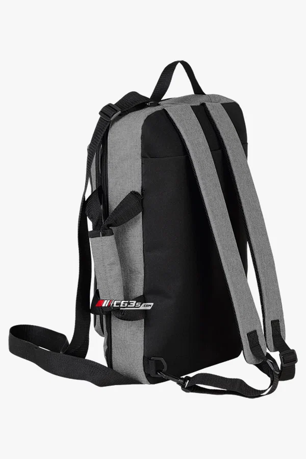 C63s Melange Crossover Laptop Backpack — C63s dtf (direct to film) branding preview