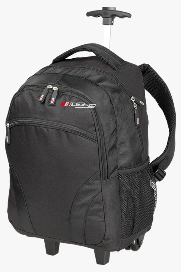 C63s Pesaro Laptop Trolley Backpack — C63s dtf (direct to film) branding preview
