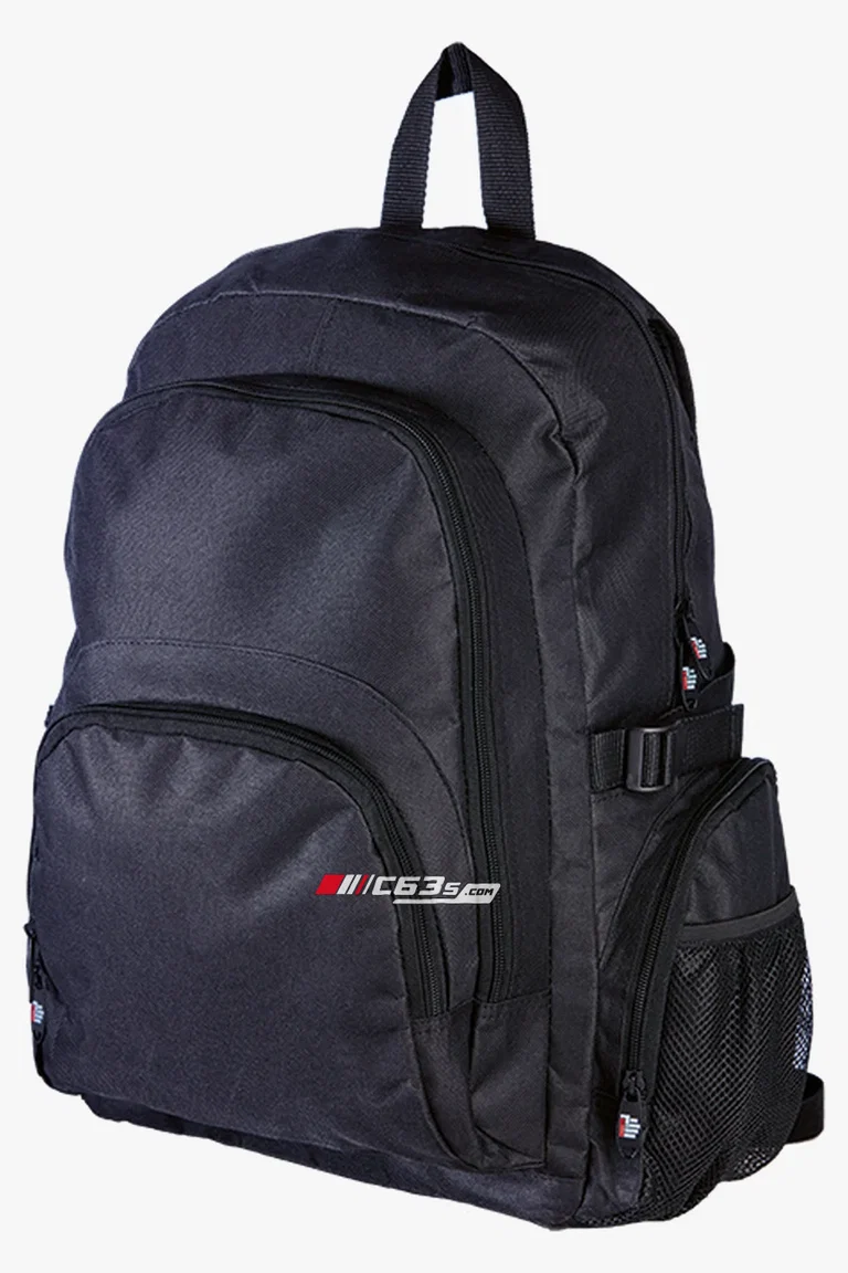 C63s Commuter Laptop Backpack — C63s dtf (direct to film) branding preview