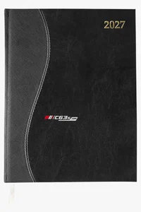 C63s 2027 A5 Wave S-Stitched Diary — C63s direct digital branding preview